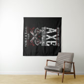 Hatchet Ax Throwing Lumberjack Beer Chance of Wandkleed (In Situ (horizontaal))