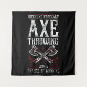 Hatchet Ax Throwing Lumberjack Beer Chance of Wandkleed (Voorkant)