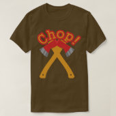 Hatchet ax werpen doel wedstrijd t-shirt (Design voorkant)