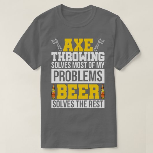 Hatchet Throwing Ax Ax Throwing 2 T-shirt (Design voorkant)