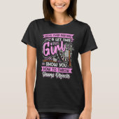 Hatchet throwing for an Axe throwing girl T-shirt (Voorkant)