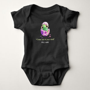 "Hatching" baby draak Romper