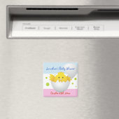 Hatching Chick Baby shower Magnet (Insitu (Vaatwasser))