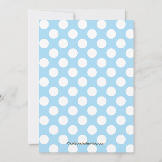 Hatching Chick Boy Baby shower Invitation Kaart (Achterkant)