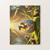 Hatching Dragon Magical Forest Scene Legpuzzel (Verticaal)