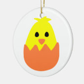 Hatching Easter Chick Keramisch Ornament (Links)