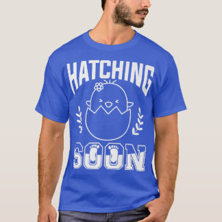 Hatching Snel Zwangerschap Aankondiging Geslacht T-shirt