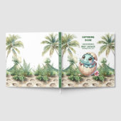 Hatching Soon Boy Baby gastenboek Keepsake (Volledig)