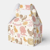 Hatching Soon Chicken Girl Baby shower Bedankdoosjes (Achterkant)