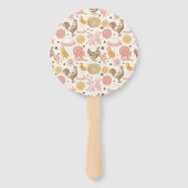 Hatching Soon Chicken Girl Baby shower Handwaaier (Achterkant)