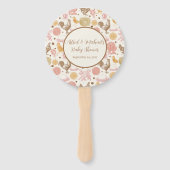 Hatching Soon Chicken Girl Baby shower Handwaaier (Voorkant)