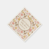 Hatching Soon Chicken Girl Baby shower Servet (Hoek)