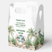 Hatching Soon Favoriete Box voor Baby Boys Bedankdoosjes (Geopend)