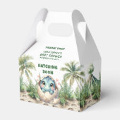 Hatching Soon Favoriete Box voor Baby Boys Bedankdoosjes (Voorkant Zijde)