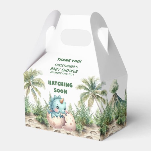 Hatching Soon Gast Keepsake Baby Dank je wel Box Bedankdoosjes (Voorkant Zijde)