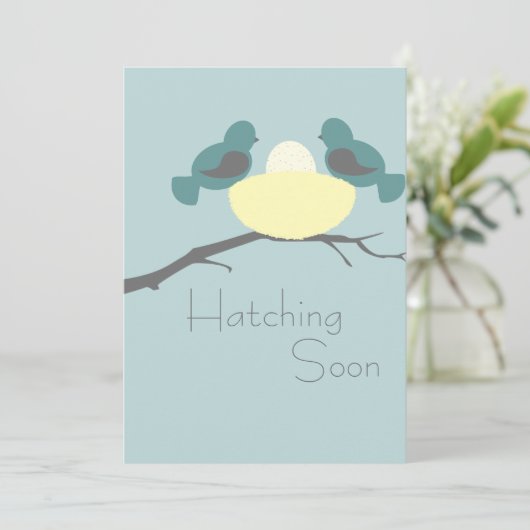 Hatching Soon Kaart (Staand voorkant)