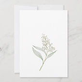 Hatching soon little bird inside egg baby shower kaart (Achterkant)