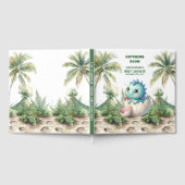 Hatching Soon Schattige Dinosaur gastenboek (Volledig)