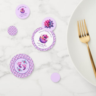 "Hatching Soon" Schattigee dinosaurus Baby shower Confetti