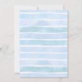 Hatchling Baby shower Zee Schildpad Schattigee Wat Kaart (Achterkant)