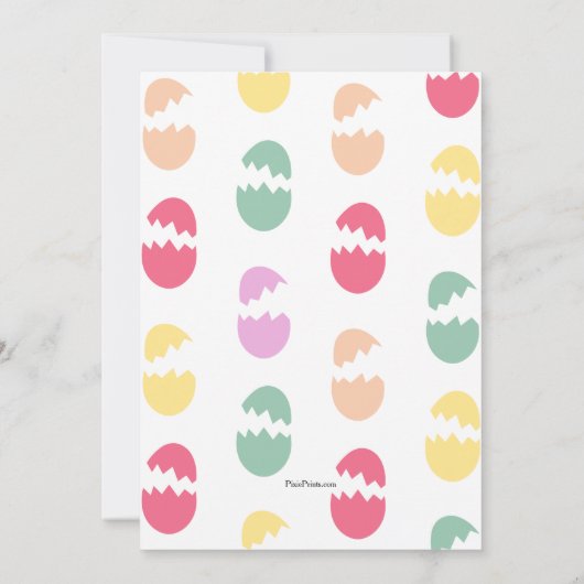 Hatchling Chick Zwangerschap Aankondiging (Achterkant)