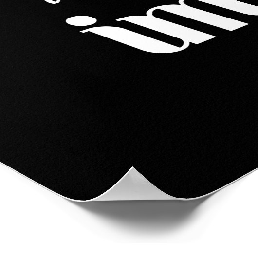 Hate $ 24,95 grafisch Poster voor wand (Hoek)