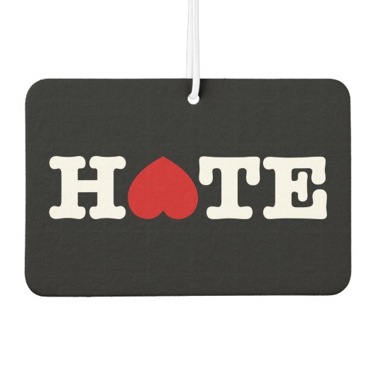 HATE AIR FRESHENER LUCHTVERFRISSER (Voorkant)