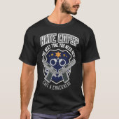 Hate Cops If You Need Help Call a Crackhead Police T-shirt (Voorkant)