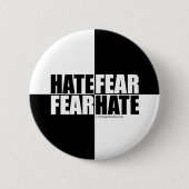 Hate Fear / Fear Hate - Button (Voorkant)