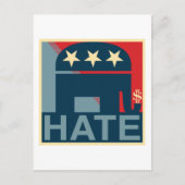 Hate-Gop Briefkaart (Voorkant)