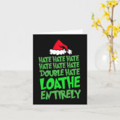 Hate Hate dubbele haat verafschuwen helemaal Leuk Kaart (Gele Bloem)