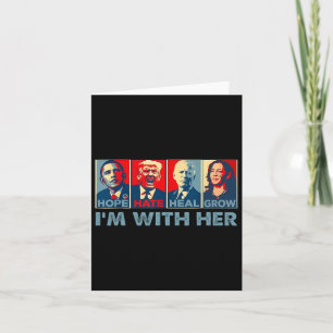 Hate Heal Grow stemt voor 2024 President Kamala Ha Kaart