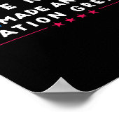 Hate heeft nog nooit een natie geweldig gemaakt poster (Hoek)