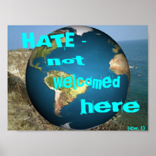 HATE - hier niet welkom Poster