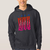 Hate in Love veranderen | Mannen Hoodie (Voorkant)