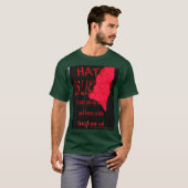 Hate is als zuur bloed T-shirt (Voorkant volledig)