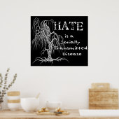 Hate is een STD Poster (Keuken)