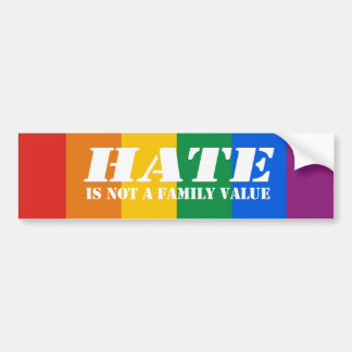 Hate is geen Bumpersticker voor familiewaarde