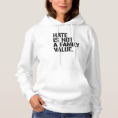 Hate is geen familiewaarde - LGBTQ-rechten -  Hoodie (Voorkant)