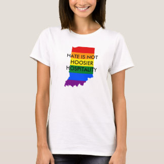 Hate is geen Hoosier Hospitality T-Shirt