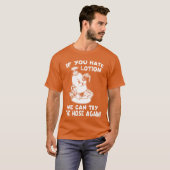 Hate Lotion Hose Funny Horror Scary Movie Humor Vi T-shirt (Voorkant volledig)