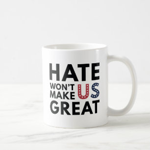 Hate maakt ons niet geweldig koffiemok