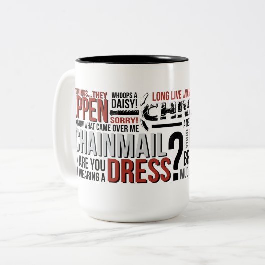 Hate Machine Gaming Mok - Chivalry (Voorkant links)