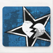 Hate Machine Gaming Mousepad (blauw) Muismat (Voorkant)