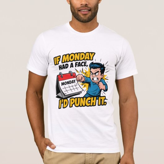 Hate Monday T-shirt (Voorkant)