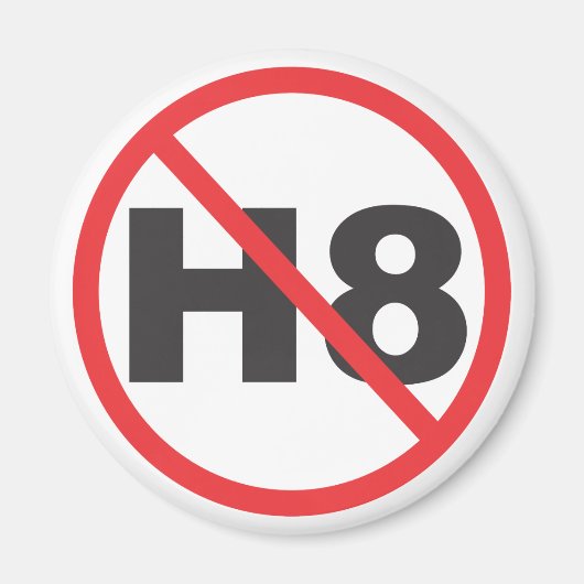 Hate niet magneet (Voorkant)