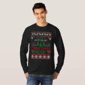 Hate op m'n kerstmuziek... lomp met kerstmis. t-shirt (Voorkant volledig)