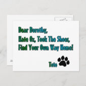 Hate oz briefkaart (Voorkant / Achterkant)