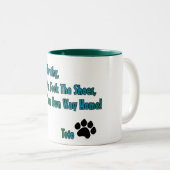 Hate oz tweekleurige koffiemok (Voorkant rechts)