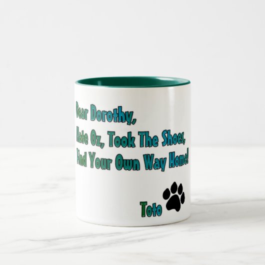 Hate oz tweekleurige koffiemok (Center)